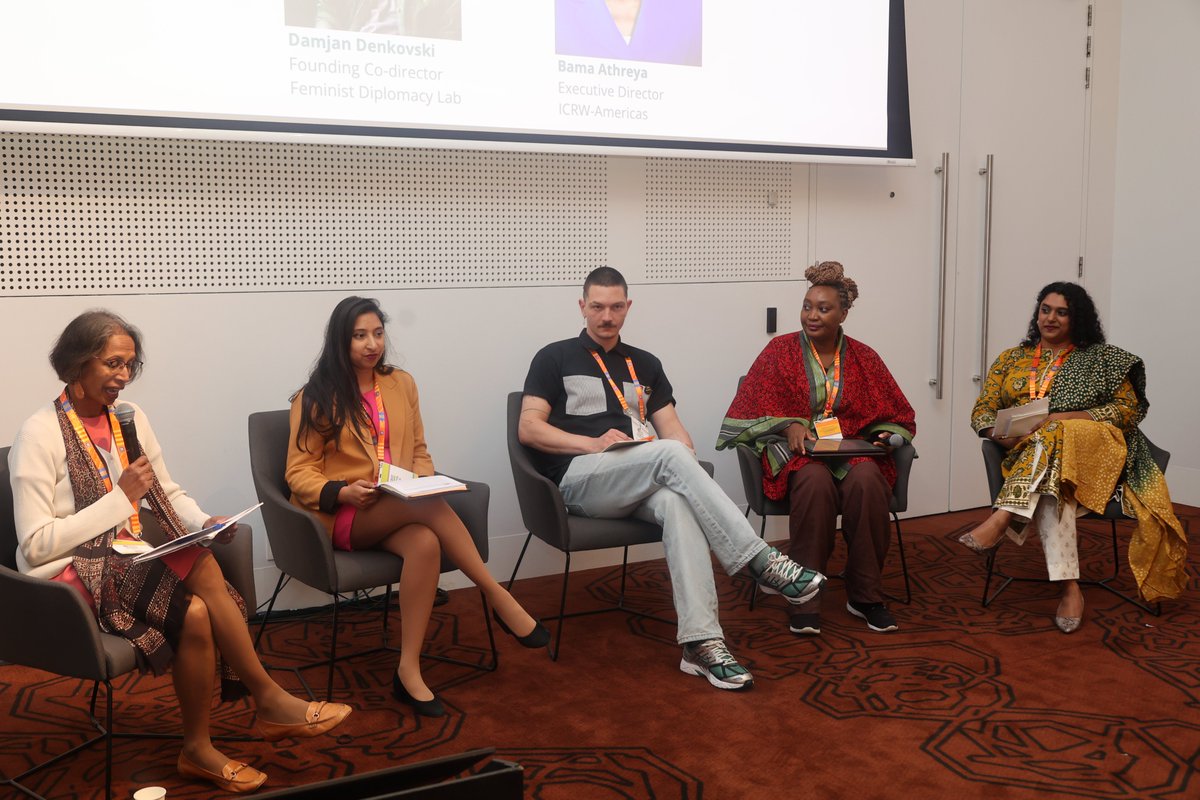 FemnetProg's tweet image. 📍#HappeningNow at #WD2026, FEMNET Executive Director Memory Kachambwa joins global leaders and feminist voices for the launch of the Gender Equality in Foreign Policy Index.

This important report is a powerful accountability tool—tracking how governments integrate gender
