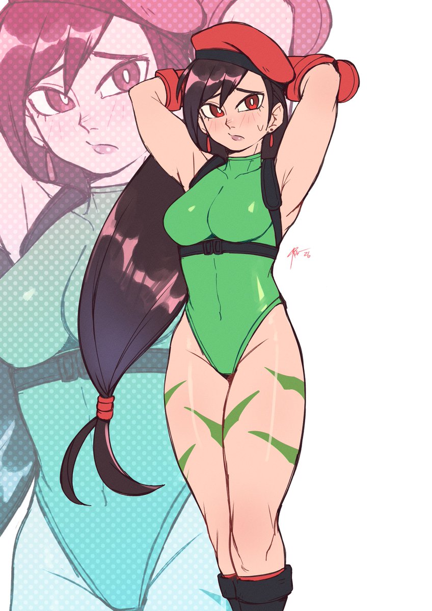 had another one cookin, Tifa in the Cammy fit......this one also works