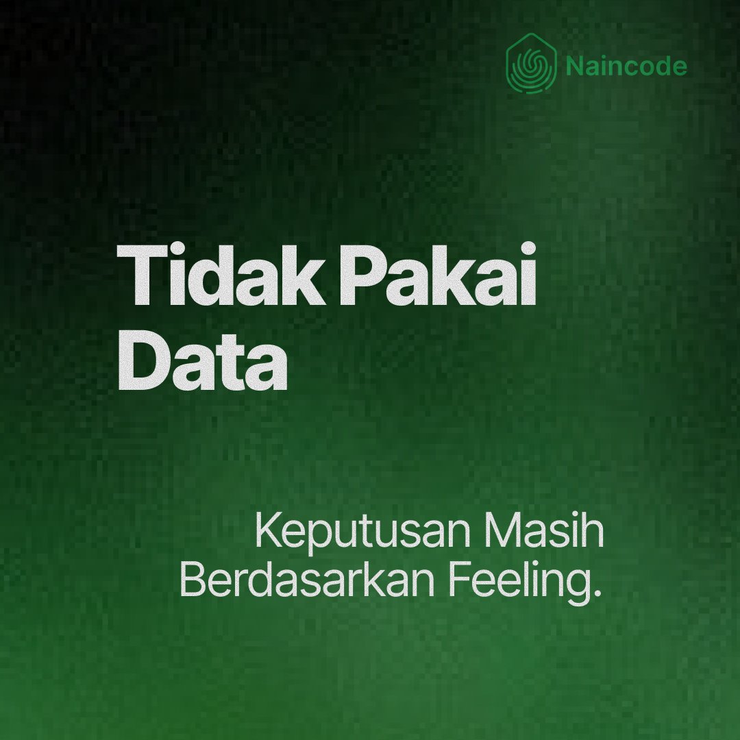 naincode's tweet image. Banyak sistem stuck di sistem, bukan market 😮‍💨

#Naincode #DigitalTransformation #BusinessSystem #ScaleYourBusiness