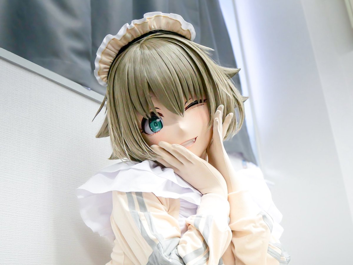 全頭面　サトノダイヤモンド 河妖工房　顔交換 着ぐるみ　コスプレkigurumi 今回は河妖工房の肌タイツなどの測定方法についてnoteを書きました