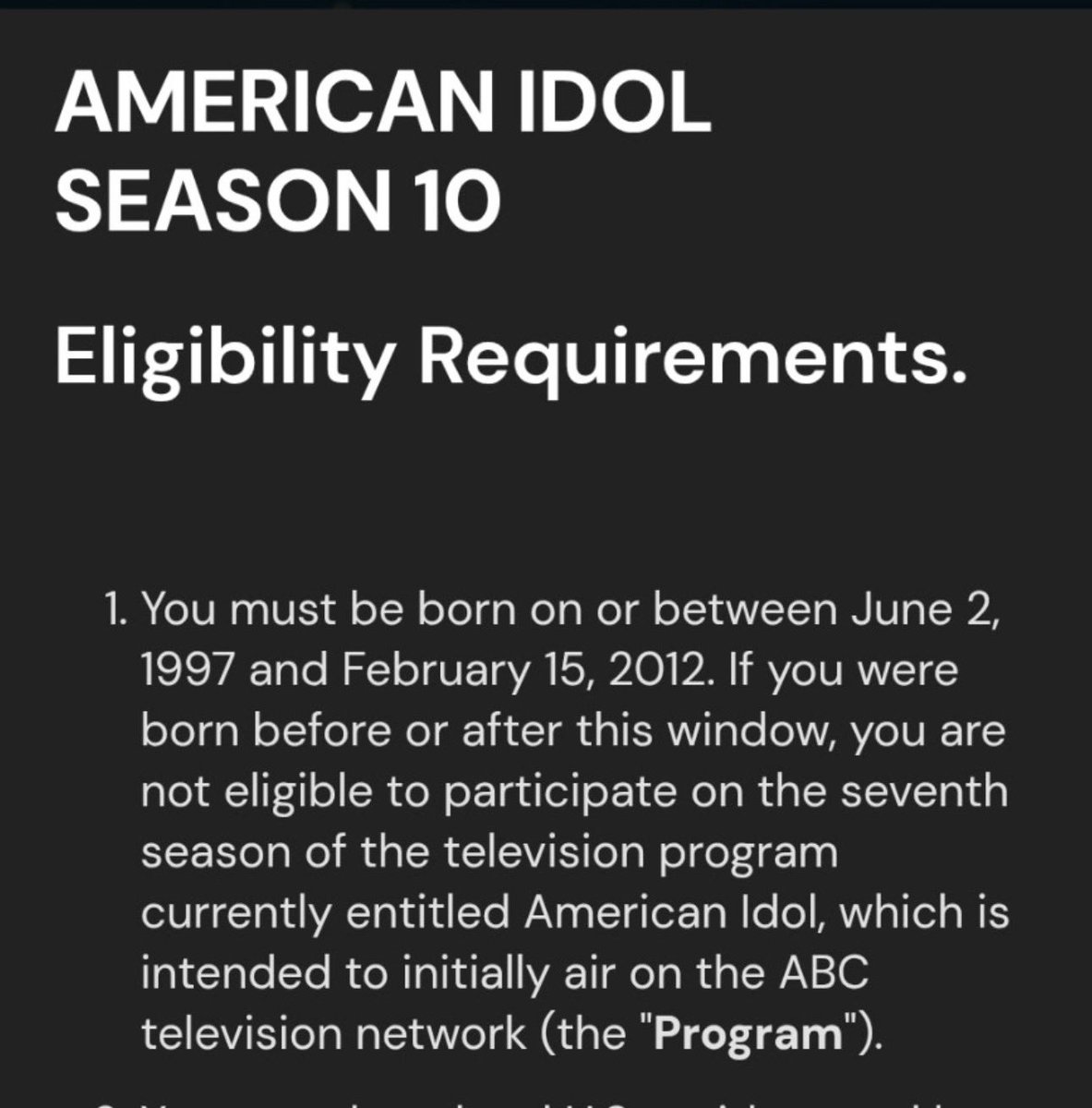 derrickgott007's tweet image. WTF?  My wife is too old to try out for #AmericanIdol ?!?!?