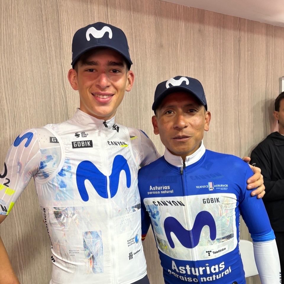 lajornadacrc's tweet photo. ¡QUÉ ORGULLO para Pérez Zeledón y Costa Rica! 🇨🇷

El ciclista tico Sebastián Castro, de 19 años, fue determinante para que Nairo Quintana se proclamara campeón de la Vuelta a Asturias 2026. 🏆

Además, fue el tercer mejor representante del Movistar Team en la clasificación general. 🌎