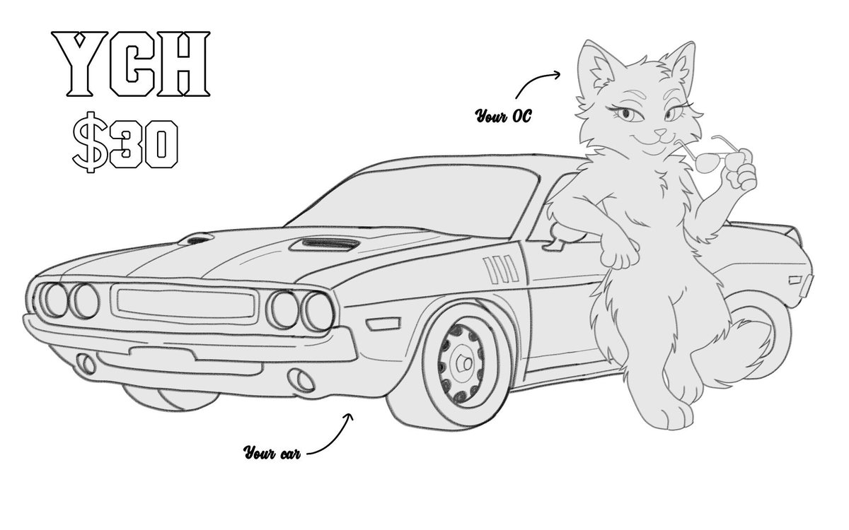 Moonbeamuwu1's tweet image. 🚗💨 YCH Commission Open! Get your character drawn with their favorite ride! 
.
.
.
.
.
#YCH #YCHCommission #CustomArt #CommissionOpen #CharacterDesign #Lineart #DigitalArtist #ArtForSale #Furry #FurryArt #FurryCommunity #Fursona #FurryArtist #AnthrotArtist #AnthrotArt