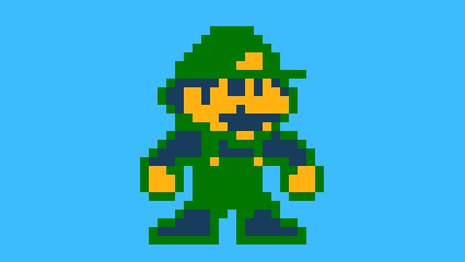 Malev721's tweet image. What if #Mario was 8bit?