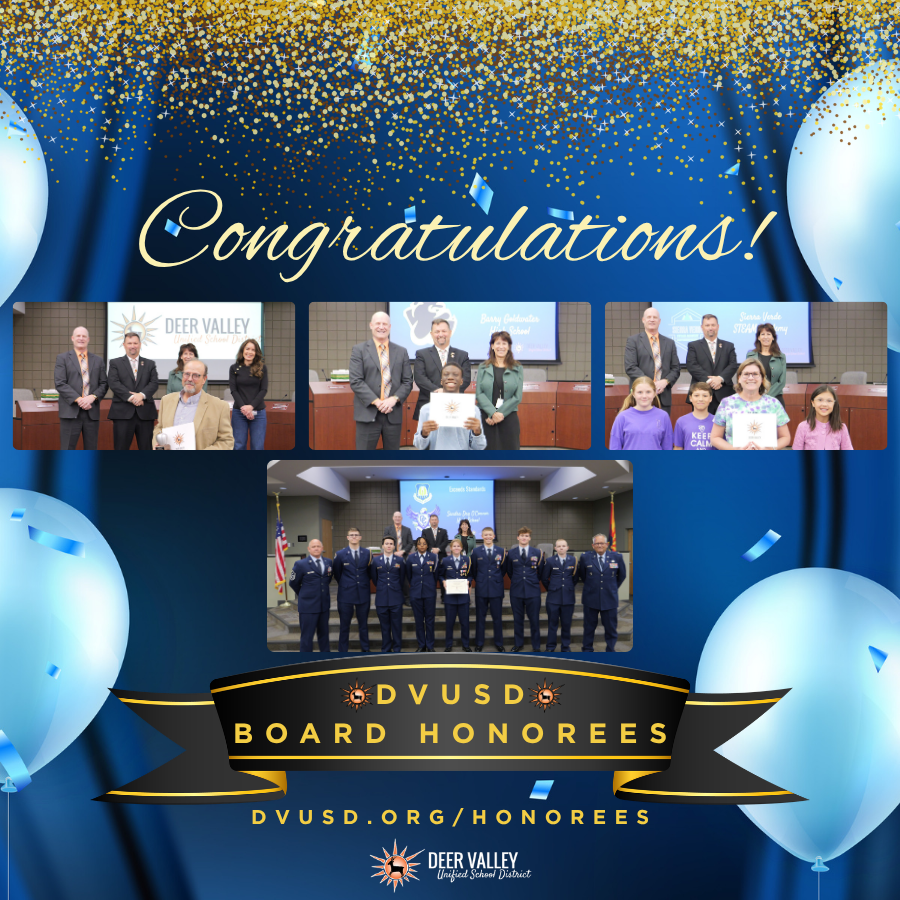 DVUSD's tweet photo. Top communicators, engineers, and vocabulary champions! Meet our latest Governing Board honorees at https://t.co/x6exFgRdX7. https://t.co/e8l3HuURXK
