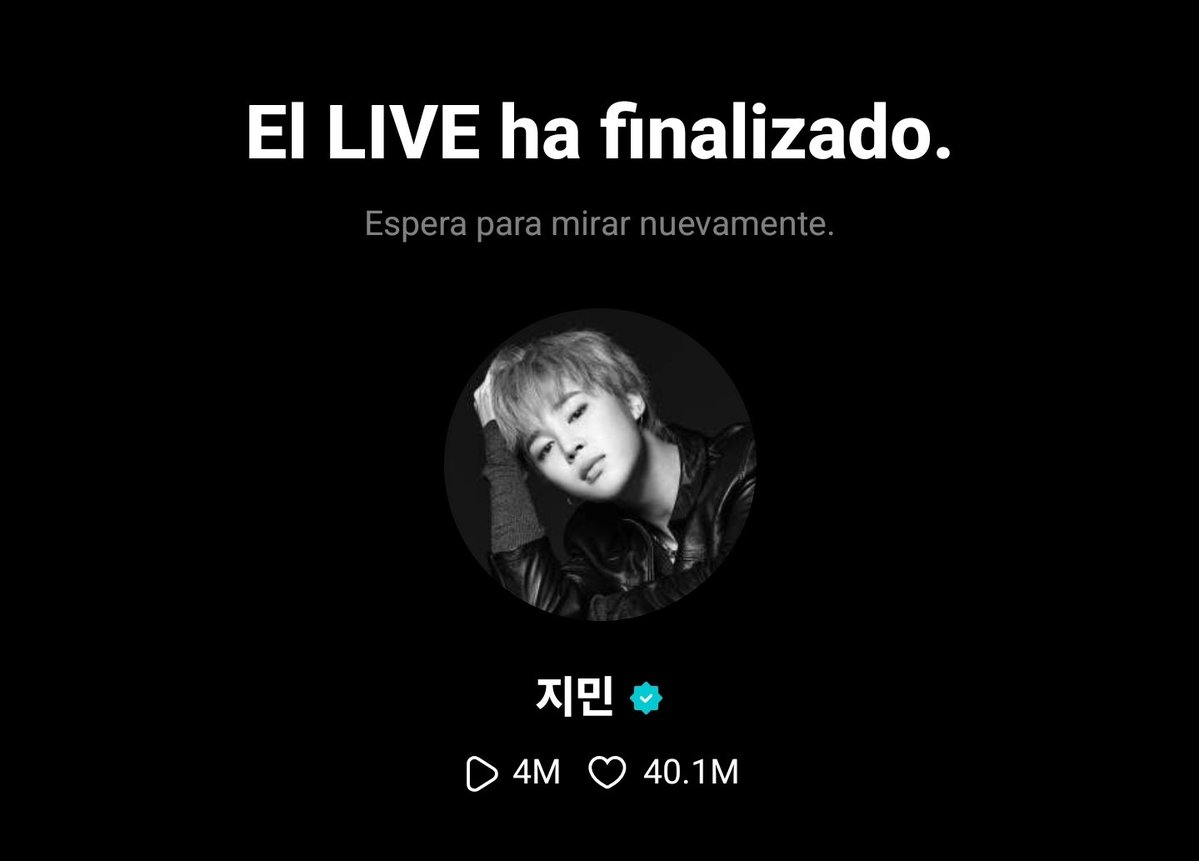 Gracias por venir a vernos. Los amanos 💜