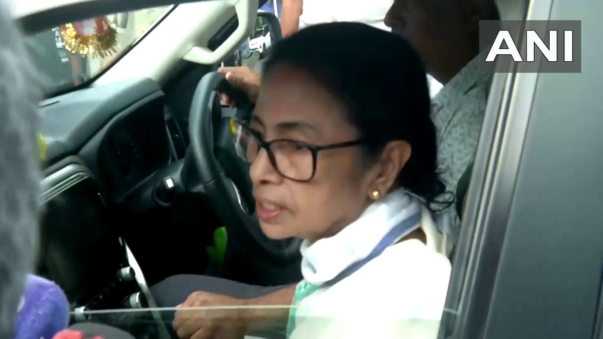 ANI's tweet image. Kolkata: West Bengal Chief Minister and TMC candidate from Bhabanipur Assembly constituency, Mamata Banerjee, says, "...So many observers have come from outside. Whatever the BJP says, they are doing. Just look around, all our posters have been removed. Is this how polls take