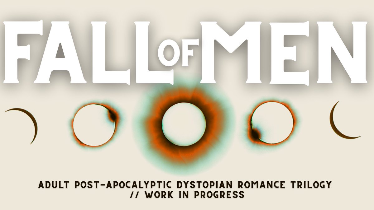 marenomorgan's tweet image. FALL OF MEN - post-apocalyptic dystopian romance trilogy (in-progress)
💀 high-stakes, complex plot
👁️ eye-opening journey of discovery for MCs
🖤 protecting hope and beauty in a fallen world
🏹 doing whatever it takes to defend those they love
#questpit #agentsguide #W #S #D #R