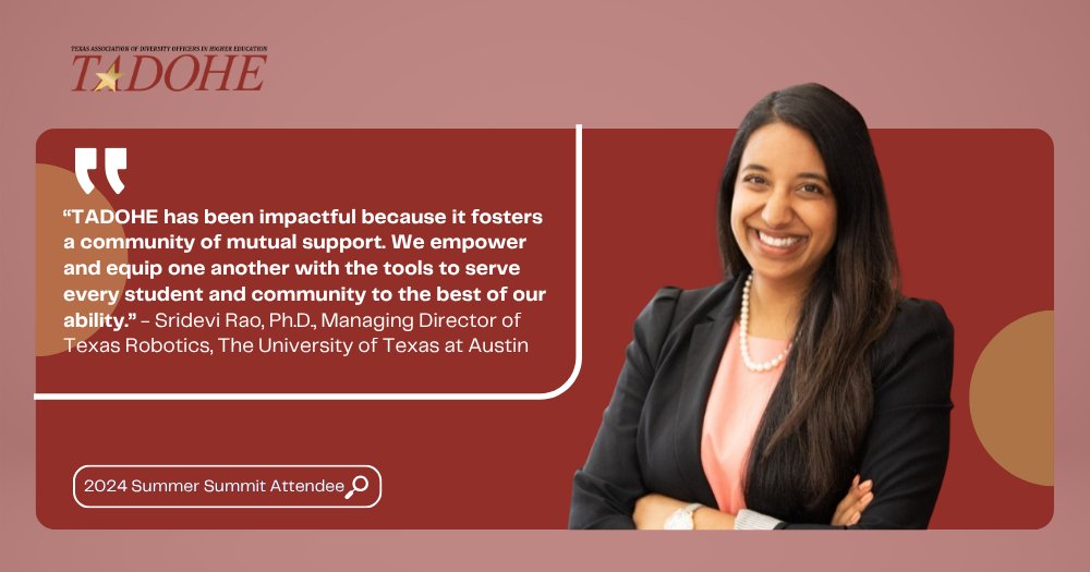 TADOHE2's tweet image. The April @TADOHE2 newsletter is here! Updates on the FLOT Summer Summit, opportunities to sponsor or speak, and momentum for equity-centered leadership across Texas higher ed. 

Stay connected. Stay engaged. See You this Summer!
🔗mailchi.mp/tadohe/apr2026…

#TADOHE #HigherEd #DEI