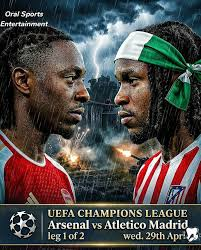 MajimajiKenya's tweet image. Arsenal Vs Atletico Madrid; who do you wish well tonight? #Brekko #UEFA Champions league