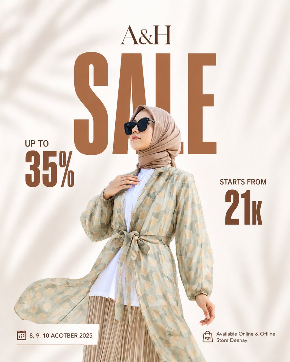Minimalist Luxury Fashion Sale Poster - PromptGather image 1