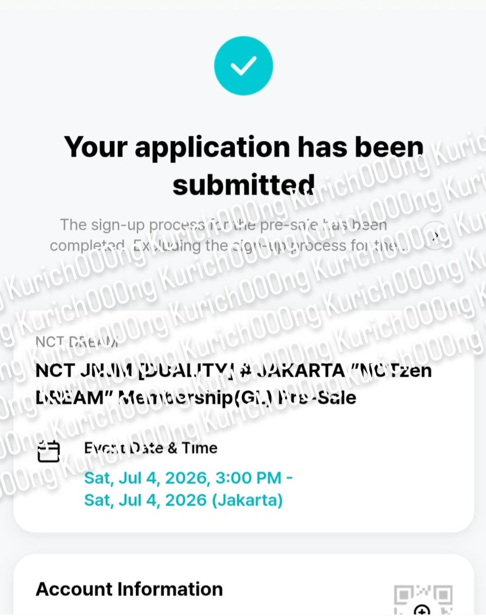 [WTR] WANT TO RENT
Weverse Membership NCT JNJM [Duality] Jakarta
100k/2tix