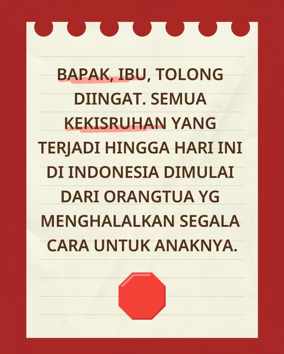 Catat ini :

Selagi orang tua ini masih aman maka kekisruan akan terus terjadi.