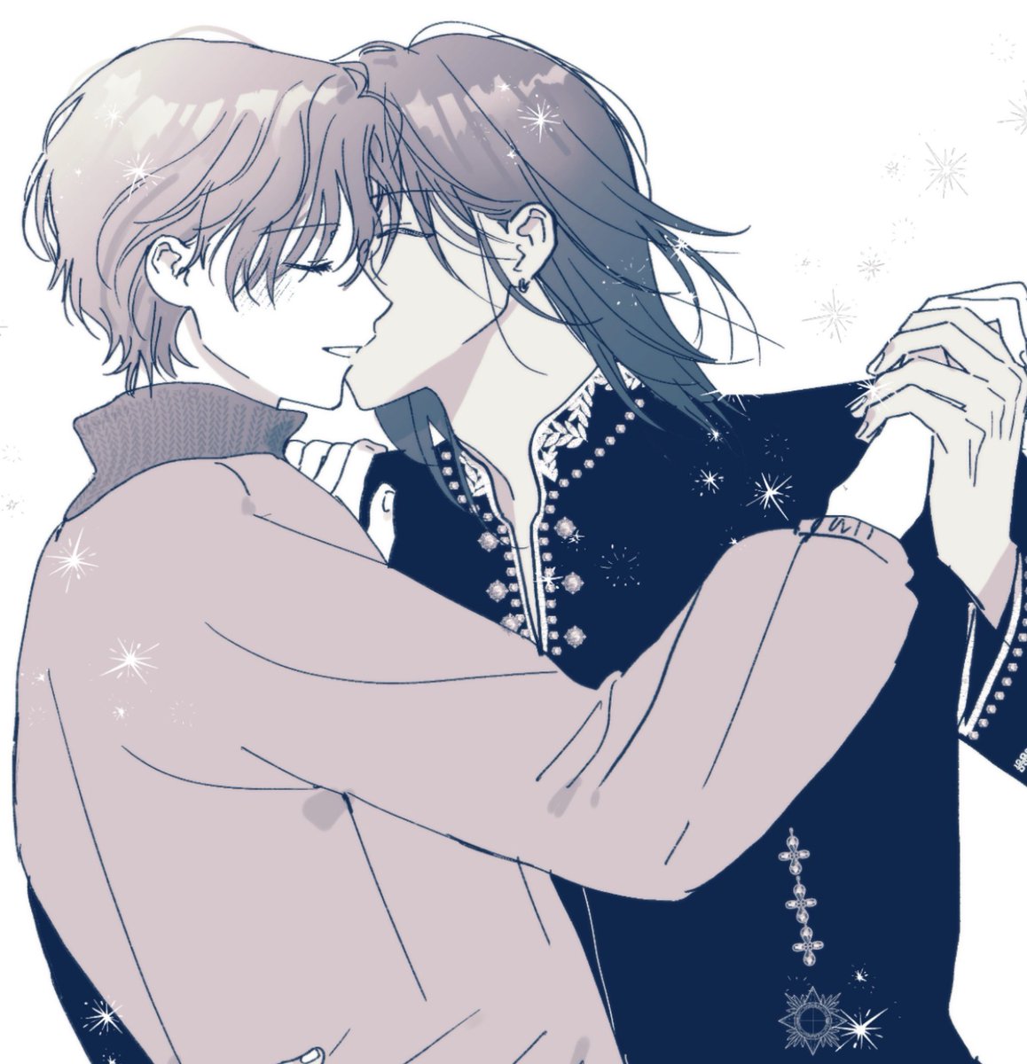 佐藤祥は、私が趣味で描いている青年で、
どんな服も、どんな男性の隣も似合い、
彼氏候補が複数いる存在です
ごきげんよう……🌹 