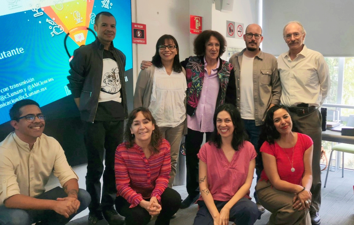 Hoy tuvimos un suuuupeer panel podcastero en la #CITA que organizamos desde el <a href="/C3UNAM/">C3 UNAM</a> en alianza con la <a href="/amciencias/">Academia Mexicana de Ciencias</a>.