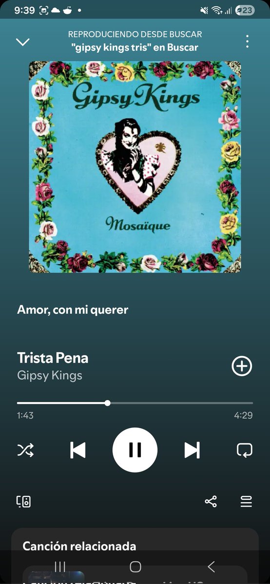 weirdo_nova's tweet photo. Me tome un par de copas de vino y me sentí nostálgica, así que busqué canciones que escuchaba cuando yo tenía 10 años menos y ahora que recuerdo siempre me quede con ganas de escribir un one shot dramatico spamano con esta canción de los Gypsy King https://t.co/3EL9nue7MJ