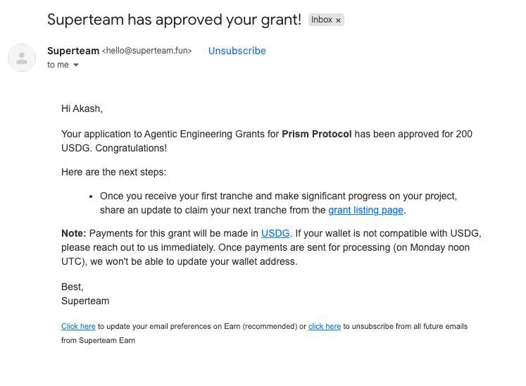 Prism Protocol tweet media