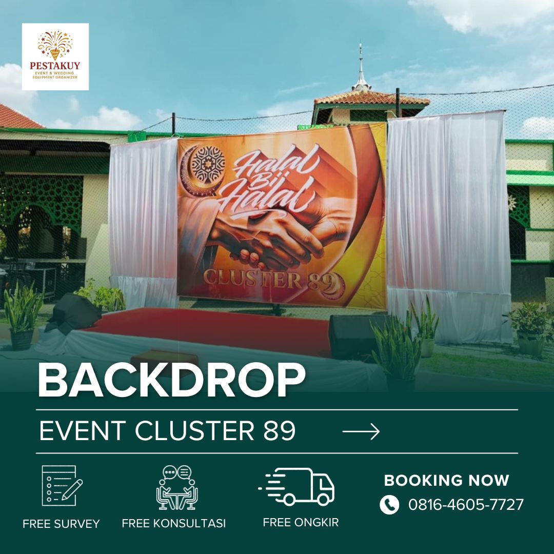 PestaKuy_Event's tweet image. Vendor Alat Pesta Support Event Cluster 89 – Simple Setup, Tapi Hasilnya Nggak Main-Main! wa.me/6281646057727

#backdrop #sewabackdrop #backdropevent #dekorasievent #backdropprinting #rentalbackdrop #photobooth #sewaalatpesta #vendoracara #eventrapi #eventvibes #fyp #viral