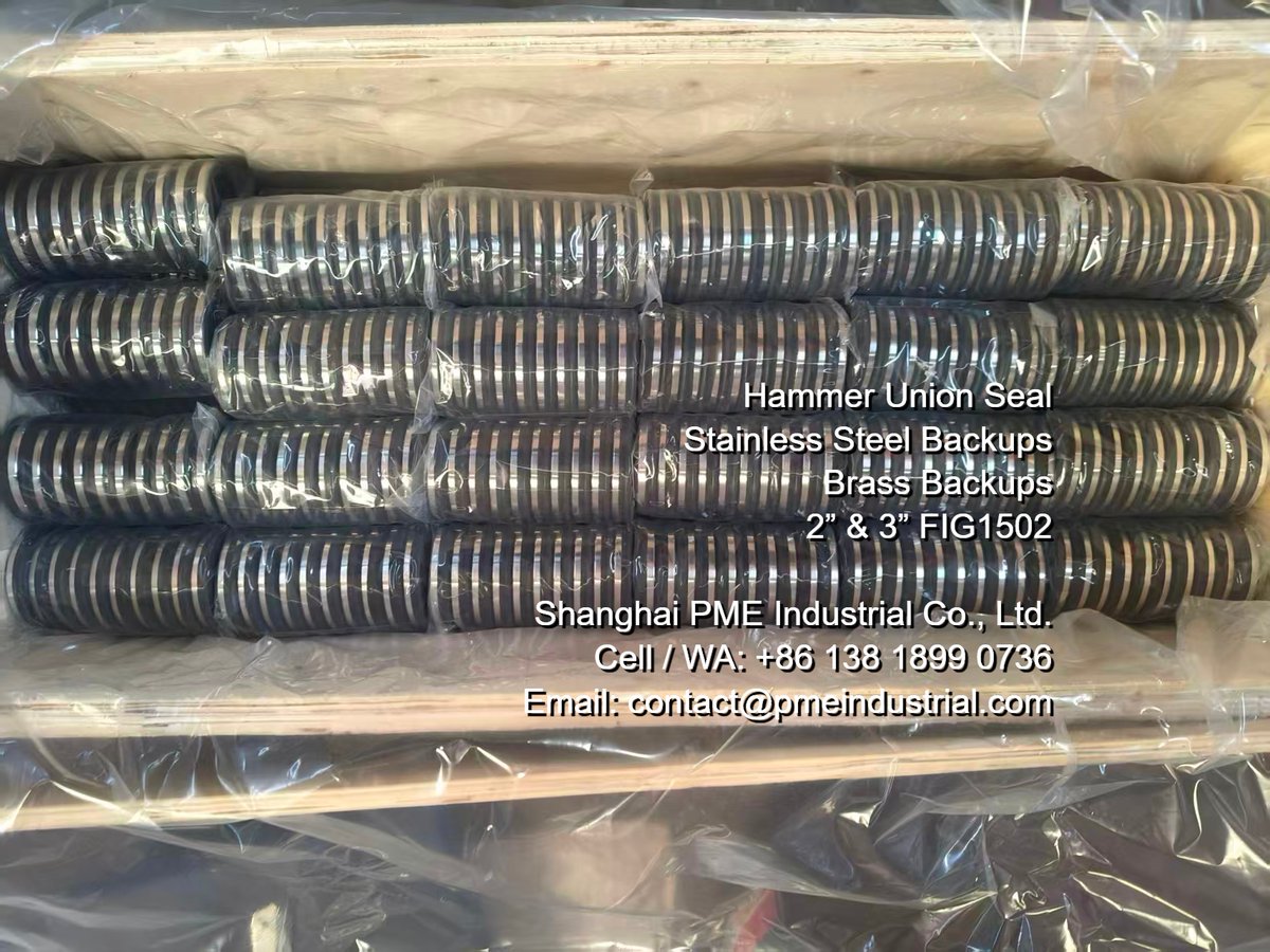 sh_pme's tweet image. PME pmeindustrial.com/fig-1502-hamme…
Leak-proof performance for European drilling! 
Premium NBR Hammer Union Seals (FIG 1502) with Brass &amp;amp; Stainless backups now available. 
High oil resistance &amp;amp; 15K PSI rated. 

#Oilfield #Engineering #NBR #EuropeEnergy