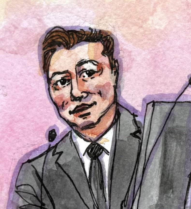 They managed to catch Elon's charm in the courtroom sketches. This is a guy who truly loves humanity with all his heart. ❤️