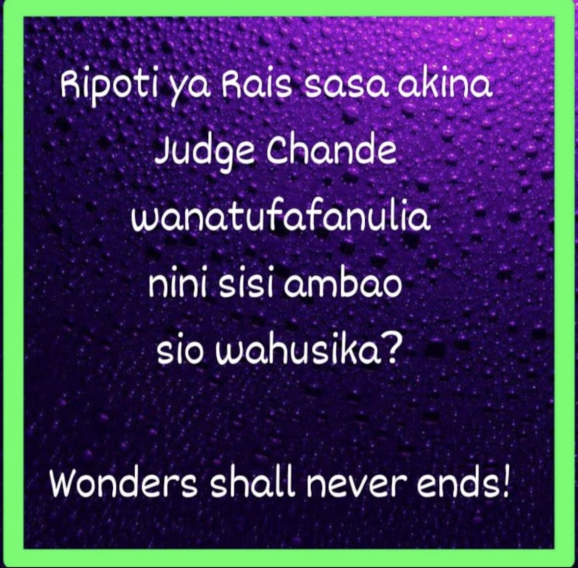 KUCHANGANYIKIWA NI NINI?

Ni kitendo cha KUWAFAFANULIA WANANCHI, RIPOTI AMBAYO SIYO YAO.😂😂