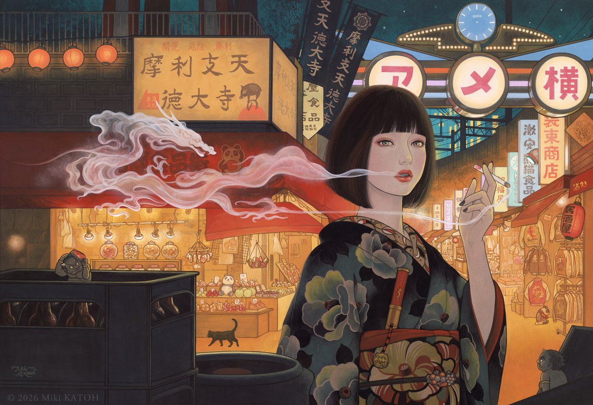 加藤美紀*個展5/11-5/27代官山蔦屋店 tweet media