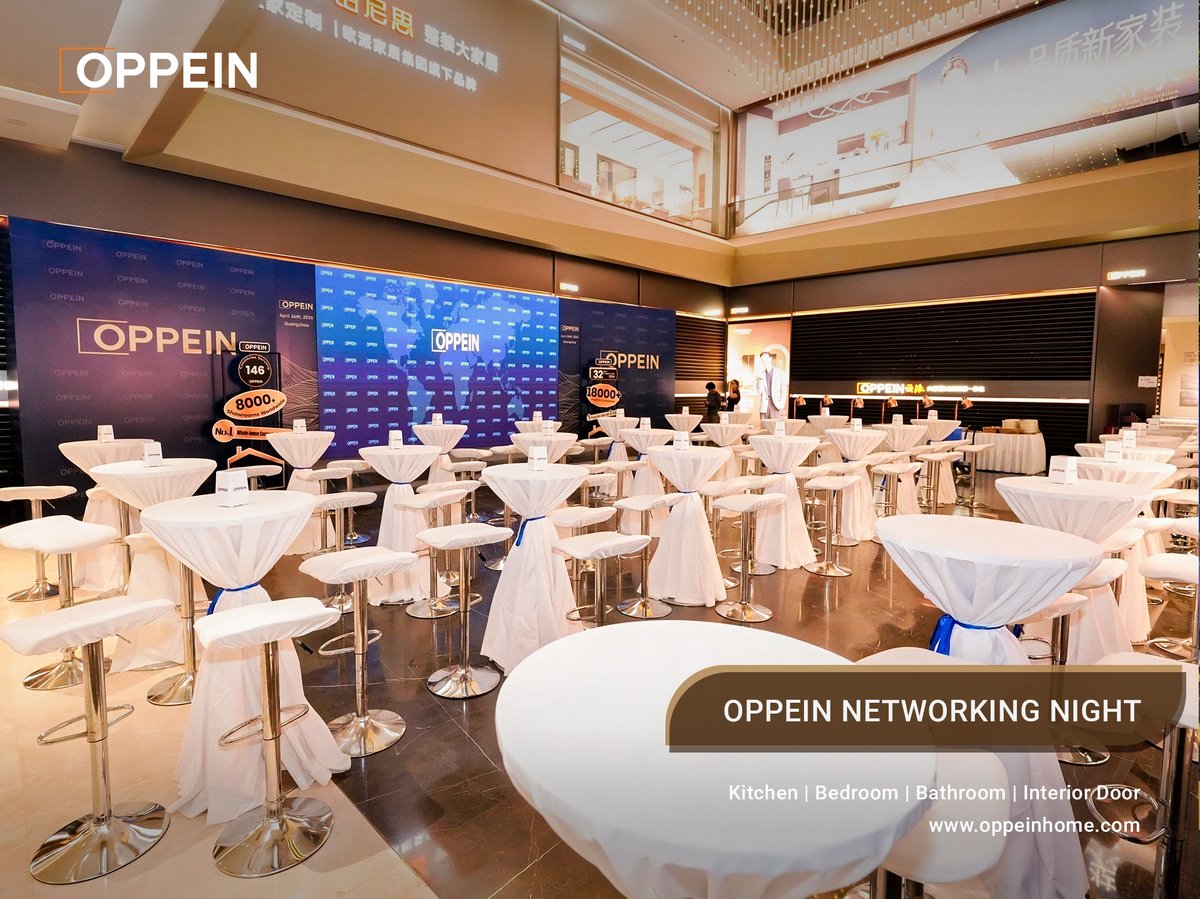 oppeinofficial's tweet image. A huge thank you to everyone who joined us for the OPPEIN Networking Night! As the world's largest cabinetry manufacturer, OPPEIN is proud to be your trusted partner, whether for project cooperation or franchise partnership.
#oppein #kitchencabinet #supplier