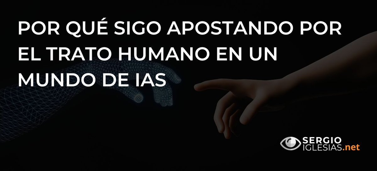 sergiois's tweet image. La IA ayuda.
Pero la confianza la construyen las personas.

👉 Por qué sigo apostando por el trato humano en plena era de automatización.

Lee aquí: sergioiglesias.net/blog/marketing… 

#IA #MarketingDigital #Negocios