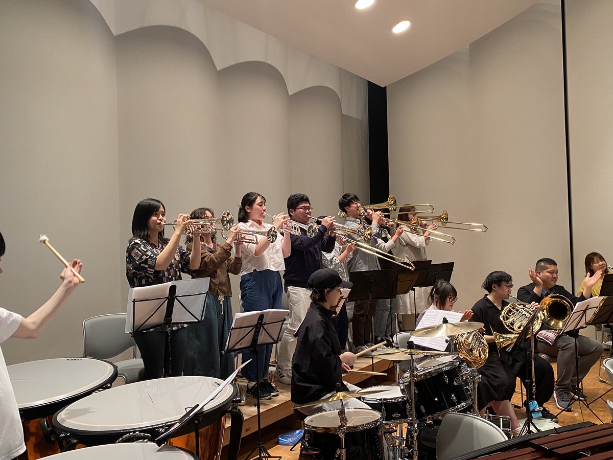 ensemble_union's tweet photo. 2026.04.29(水)

本日は本番前最後の練習でした！！

ホールでの響きに慣れながら
各曲の最終調整を終えました✨✨️

本日の成果を活かし
本番まで駆け抜けます💃🕺

当日はよろしくお願いいたします🎶 https://t.co/OrD4dw28hM