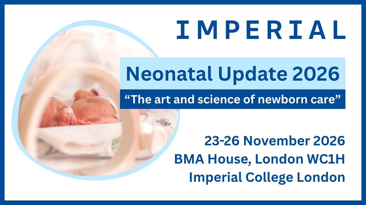 Neonatal Update Imperial College tweet media