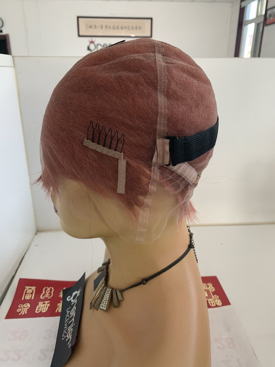 Premierwig's tweet image. 💯 Reddish-brown Hair 100% Hand-Tied Whole Lace Wig
Grade A Quality Brazilian virgin human hair 
Short Pixie Haircut
#350 color
80% thin density
HD lace 

#wigs #handtiedwigs #lacewigs #wholelacewigs #fulllacewigs #pixiehair #shorthair #customwigs #wigfactory #wigmanufacturers