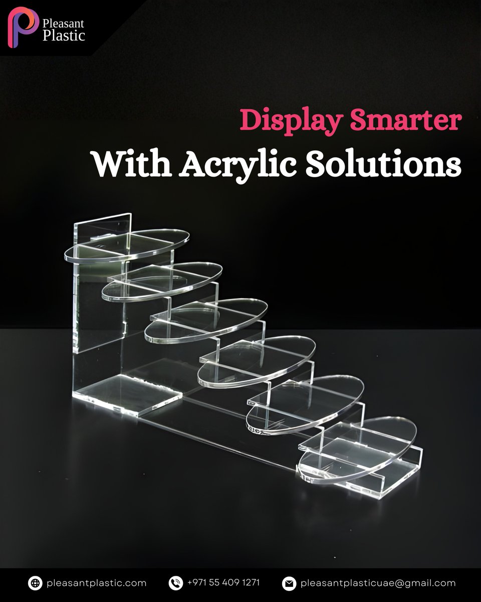 PleasantPlastic's tweet photo. Presentation plays a key role in influencing customer decisions. 

Upgrade your displays with custom acrylic solutions. Visit https://t.co/t1zrJUQSki and connect with us today.

#retaildisplay #acrylicdisplay #visualmerchandising #storedesign #brandingtools #displaysolutions https://t.co/5uTRfbqdwL