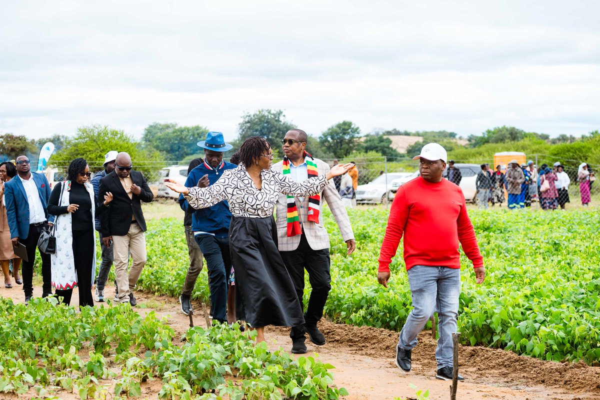 SECZIM's tweet photo. Hon Prof Mthuli Ncube Minister of Finance, Economic Development and Investment Promotion commissioned the Drought Mitigation Community Borehole Project in Mhlasi Village, Matobo on April 25. A project done by SECZim in partnership with Arctic Blue Asset Management Private Limited https://t.co/VjcNiotbKl