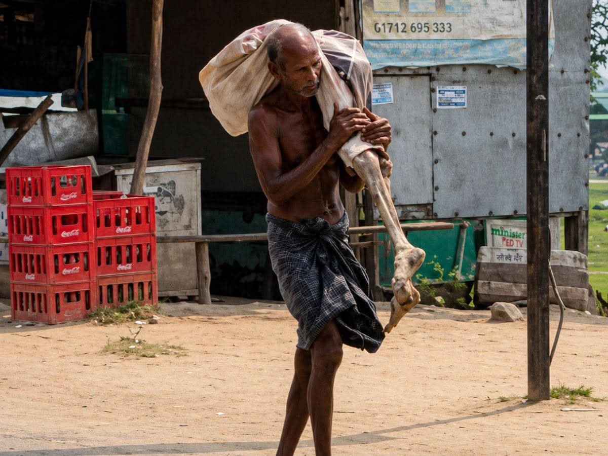 Nyamuhombeza's tweet image. 😡😡 #ALERTE: SCANDALE EN #INDE🇮🇳: IL A DÉTERRÉ LE CORPS DE SA SOEUR ET L'A EMMENÉ À LA BANQUE😡😡😡💀💀💀☠️☠️☠️

Dans les terres rouges d’#Odisha🇮🇳, un homme #Jitu_Munda désespéré a vécu un cauchemar bureaucratique qui a tourné au macabre.

Un matin, il s’est rendu au cimetière,