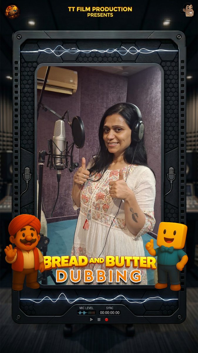 Allahrvres's tweet photo. Dubbing Time.... Bread And Butter Punjabi Movie #breadandbuttermovie https://t.co/mUTWK3BS0T