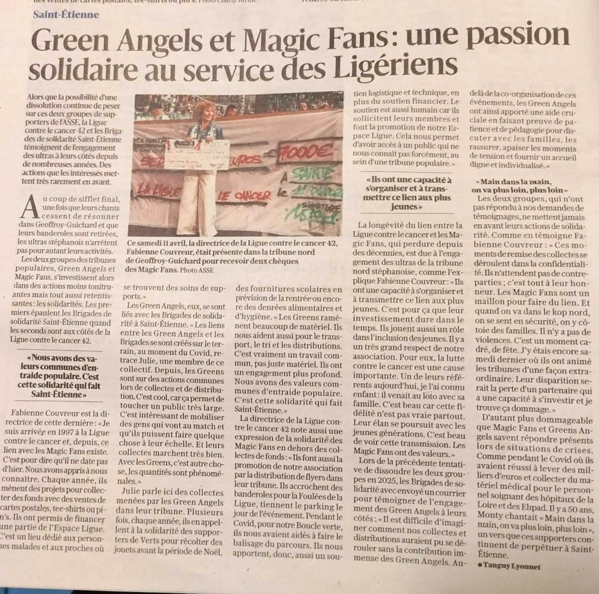 Association de Défense des Supporters Stéphanois tweet media