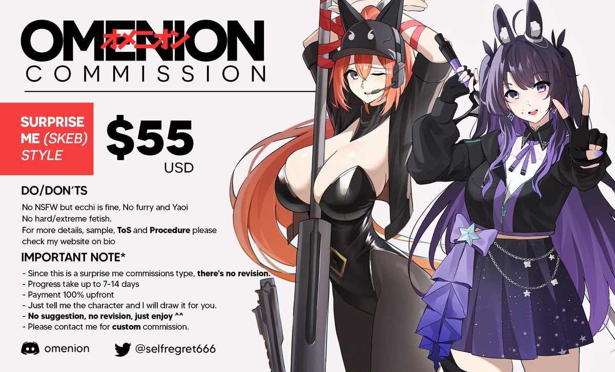 omenion 🎨🎼| Comms Open tweet media