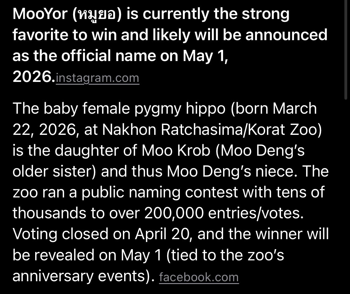 $MOOYOR is the niece of $MOODENG 

ETH: 0xc1337095630d21949eb0c2f40364bd20396e57aa

SOL: C4uKznf7esEEaDcNQiXBBqA1j9w4P7sNYNH1DozApump
