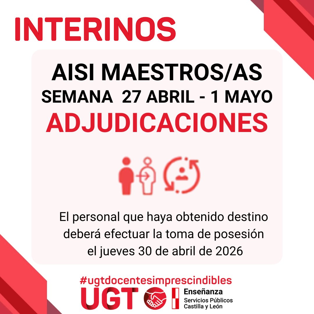 UGT-SP Enseñanza CyL tweet media