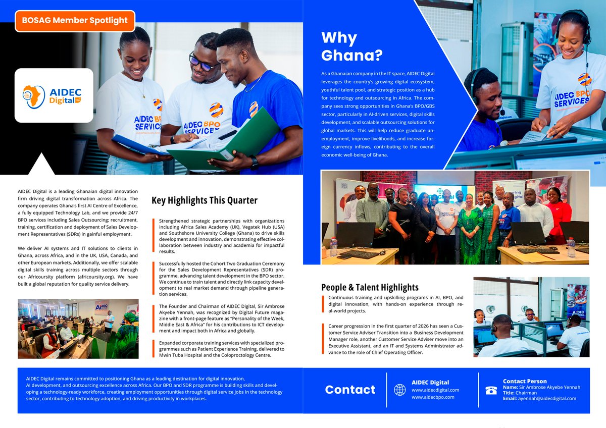 Business Outsourcing Services Association, Ghana tweet media