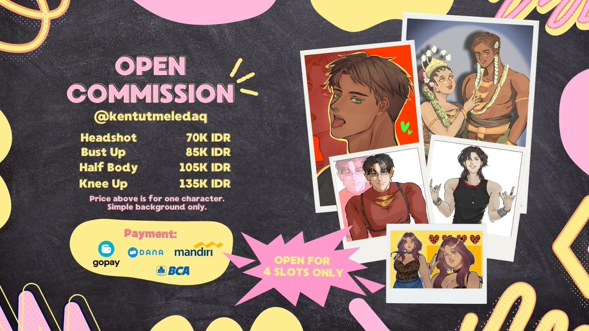 jelz❄️ open comms! tweet media