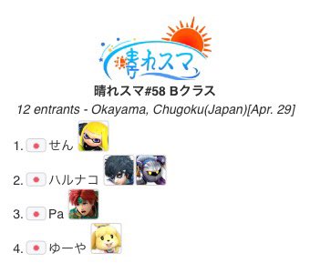岡山スマブラ交流会#晴れスマ tweet media