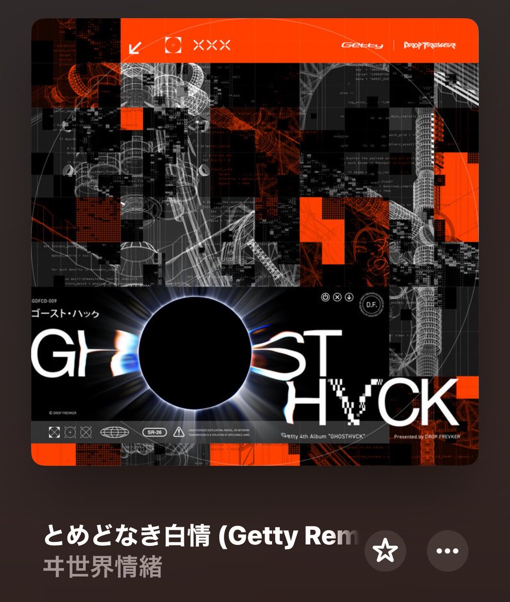 とめどなき白情（Getty Remix Extended）←神