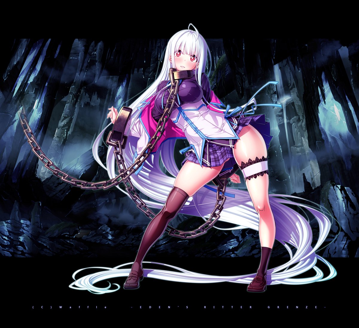ソーシャルゲーム『エデンズリッターグレンツェ』
【繋がれた王女】ルヴィニアを
描かせていただきました。

#エデンズリッターグレンツェ #グレンツェ
※画像は運営、版権元の許可をいただき掲載しています。
(C)Waffle  -EDEN'S RITTER GRENZE- 