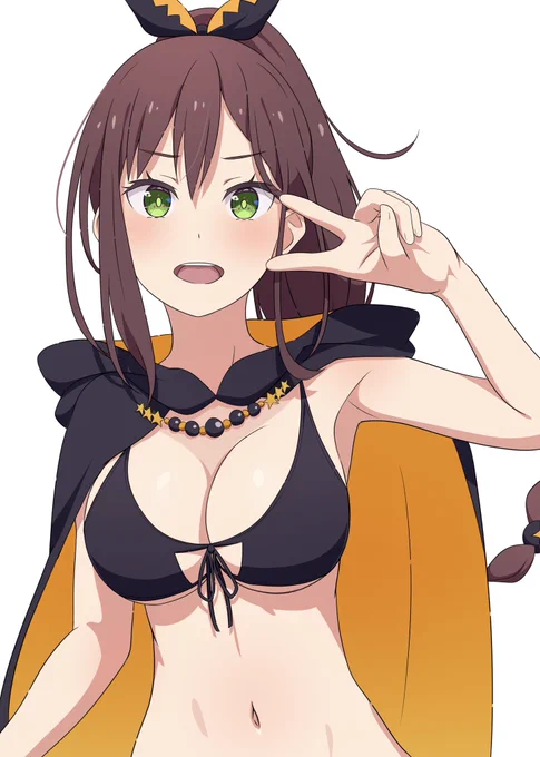 お題箱より ピースサインをしてるシャウラ