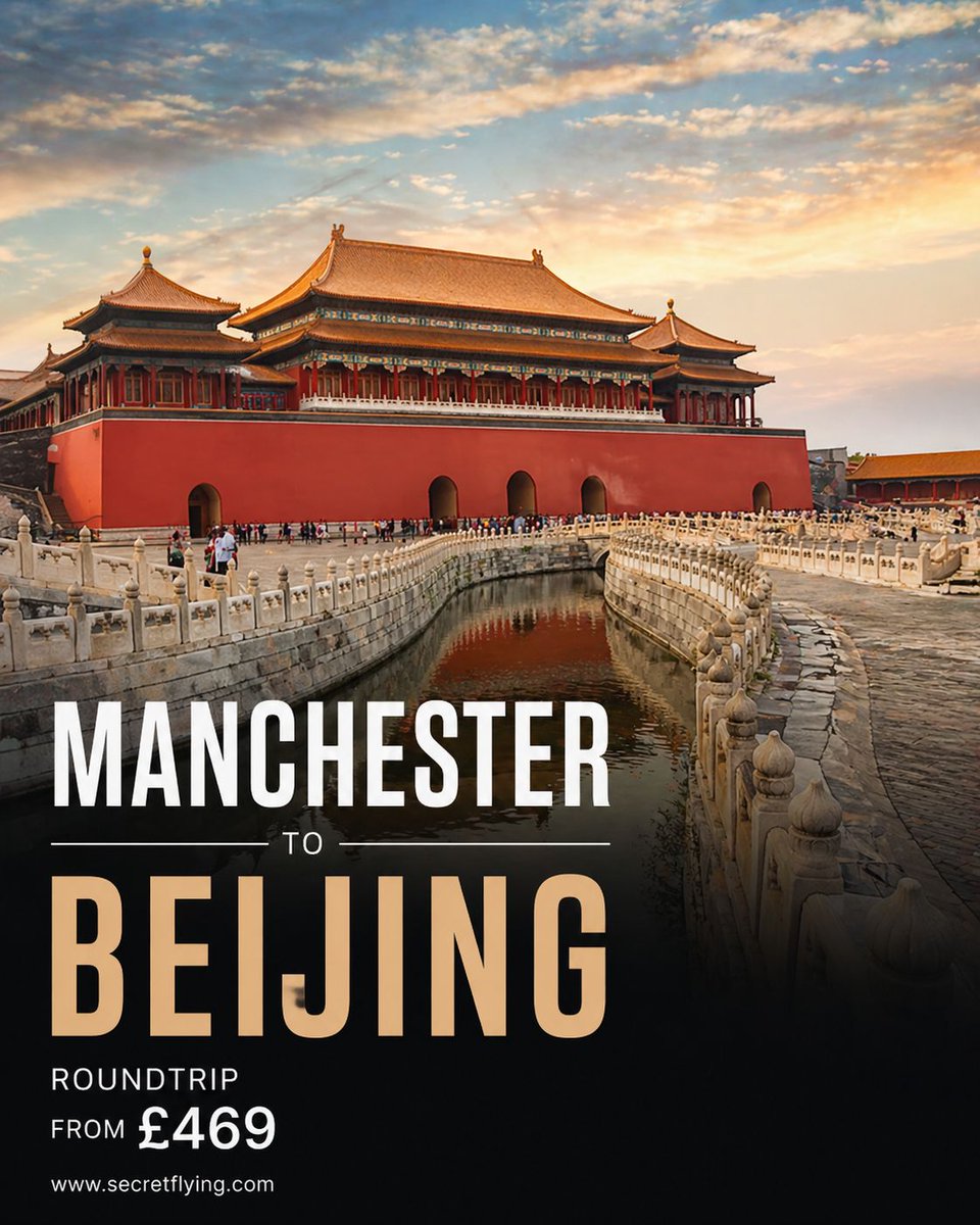 SecretFlying's tweet image. #Manchester, UK to Beijing, China for only £469 roundtrip #Travel

secretflying.com/posts/manchest…