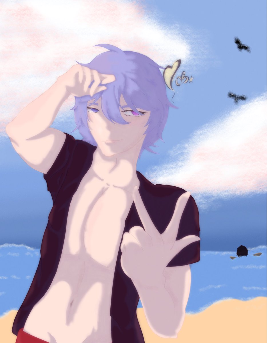 CinnaBunneArt's tweet image. I drew again, so here, eat him up ~&amp;lt;3 #Art #Oc #artist