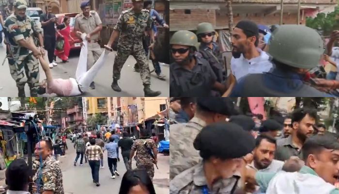 Central forces step in across West Bengal during phase 2 voting.

CRPF detains TMC goons, disperses clashes, resorts to lathi charge across districts.

Officials say polling continues peacefully despite scattered incidents.

opindia.com/news-updates/w…