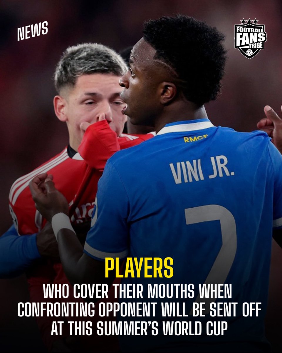 FansTribeHQ's tweet image. FIFA intends to come up with stronger sanctions following the incident that happened between Vini Jr and Gianluca Prestianni in February 

#fifa #worldcup #fifaworldcup #2026worldcup