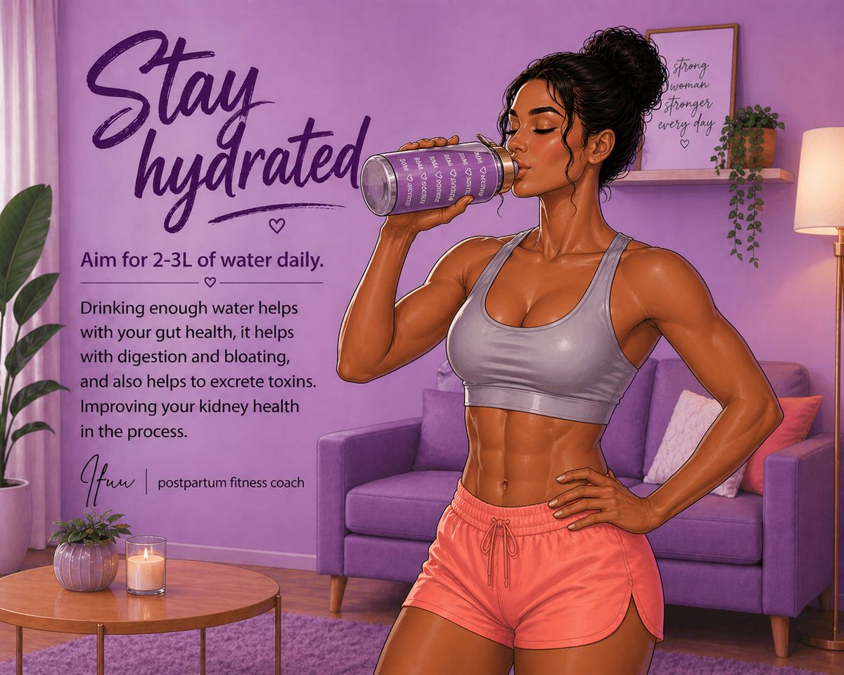 Ifuufitnesscoac's tweet image. You can’t fix your core without these first.

✅ 360 (diaphragmatic) breathing
✅ control your speed
✅ mind-to-muscle connection
✅ consistency

If your core isn’t activating, your workouts won’t work.
Follow for more
#postpartumworkout #absworkout #diastasisrecti #pelvicfloor